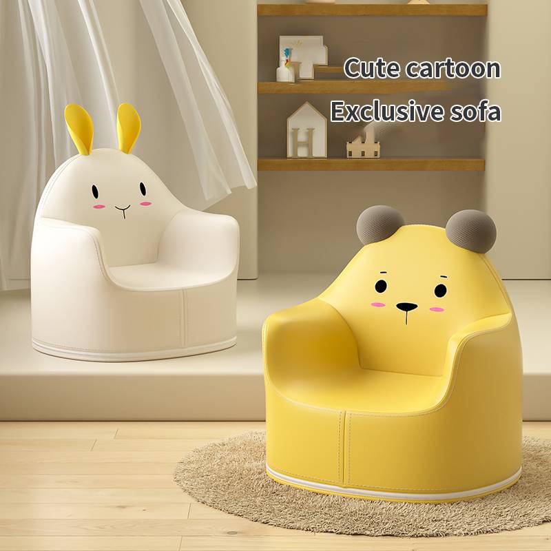 Cartoon Kids Sofa Chair Animal Design PU Leather Toddler Seat OEM | Bopai