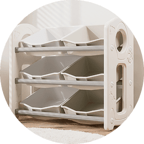 Toy Storage Shelves